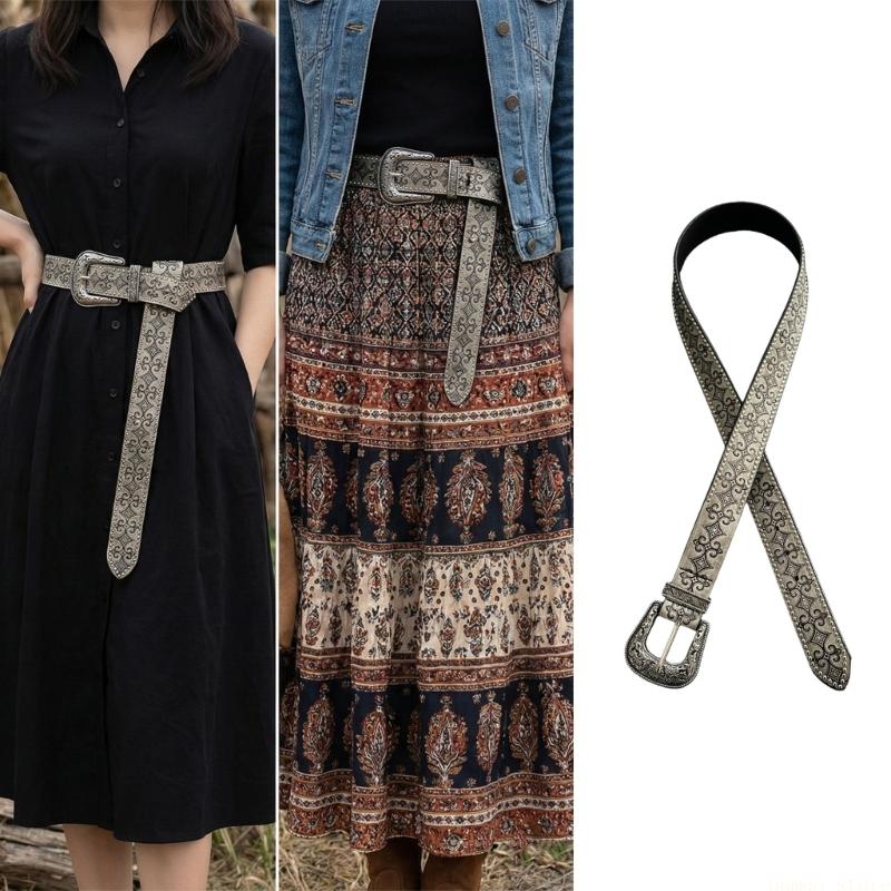 Women Formal Wear Western - 31BF Cinturón clásico retro con diseño