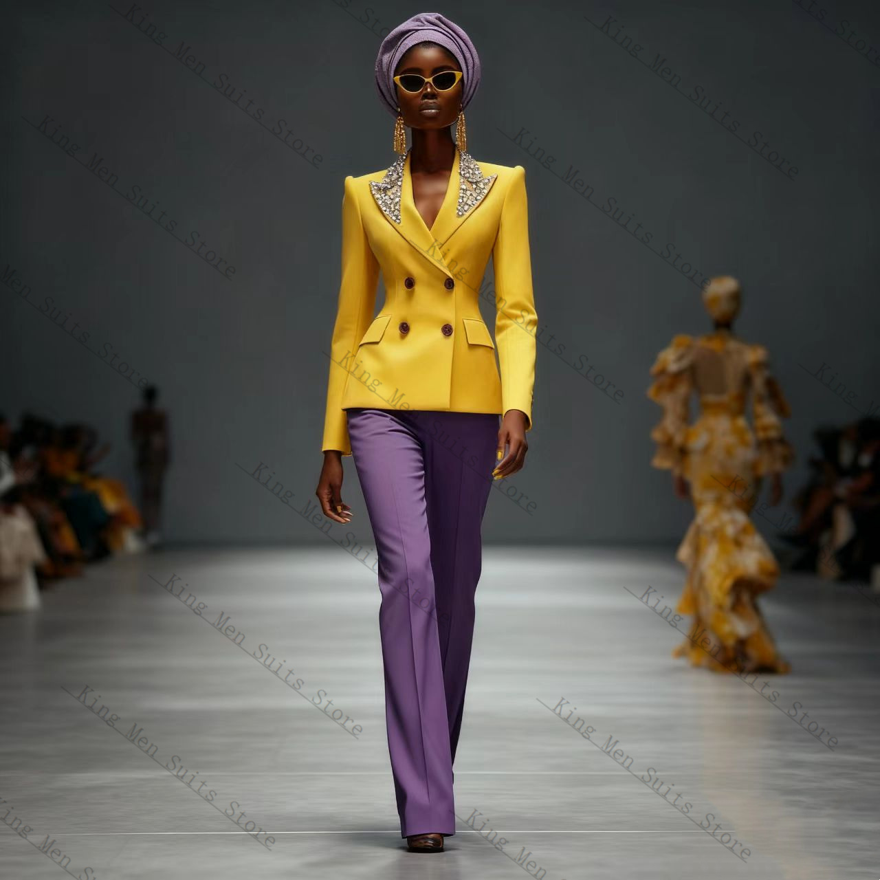 Women'S Formal Wear For Wedding Guest - Conjunto de traje de lujo con
