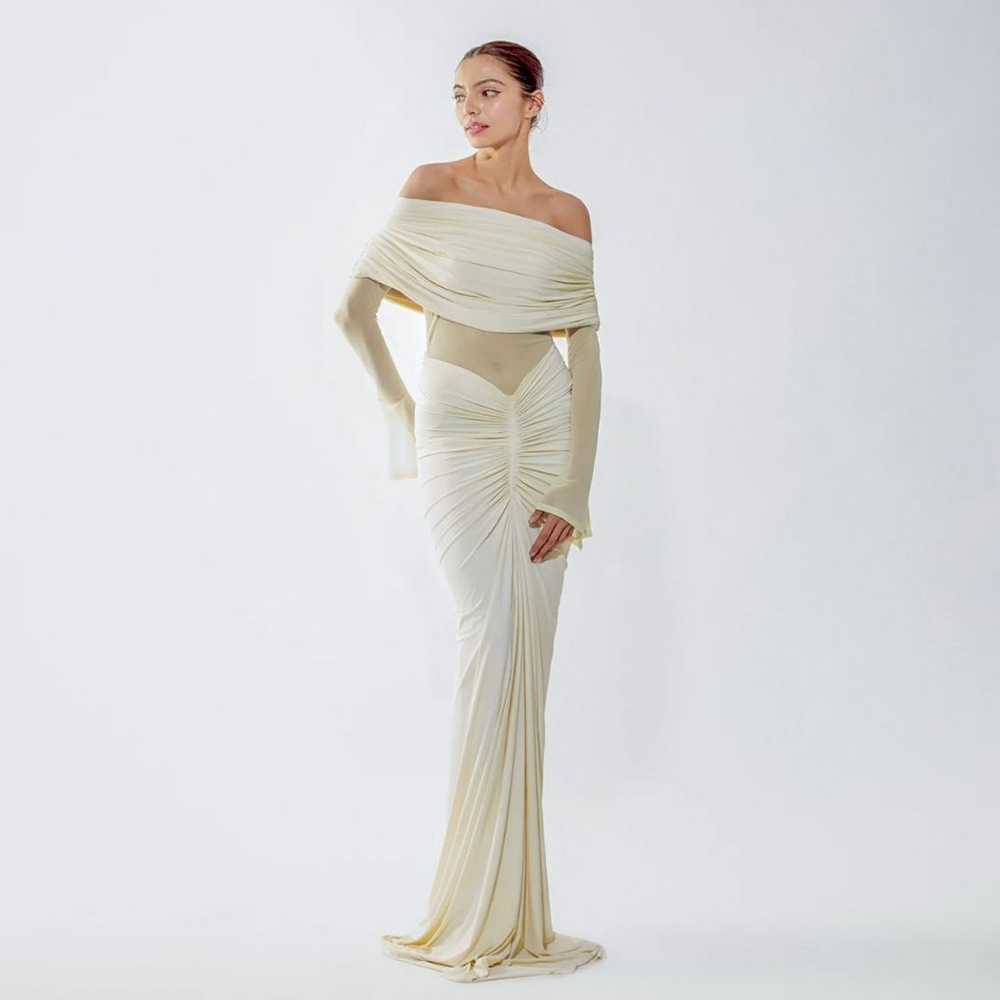 Vestido de fiesta Beige para m - Women'S Formal Wear For Wedding Guest reseña y precio