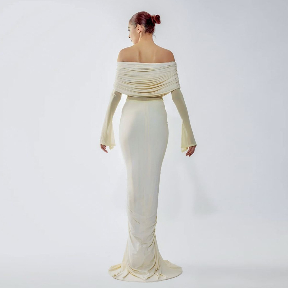 Vestido de fiesta Beige para m - Women'S Formal Wear For Wedding Guest reseña y precio