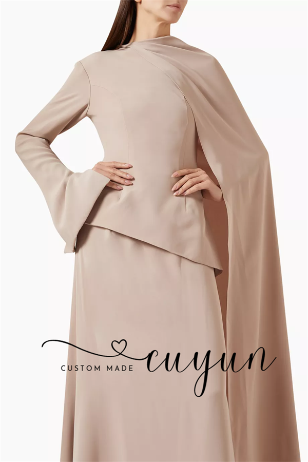CUYUN personalizado caqui mode - Women'S Formal Wear For Wedding Guest reseña y precio