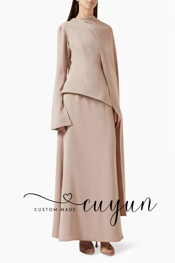 CUYUN personalizado caqui mode - Women'S Formal Wear For Wedding Guest reseña y precio