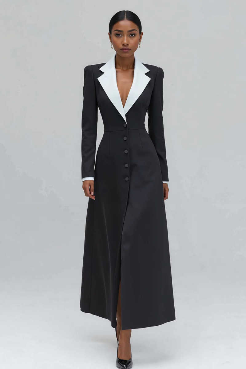Blazer Largo para Mujer, Estil - Women'S Formal Wear For Wedding Guest reseña y precio