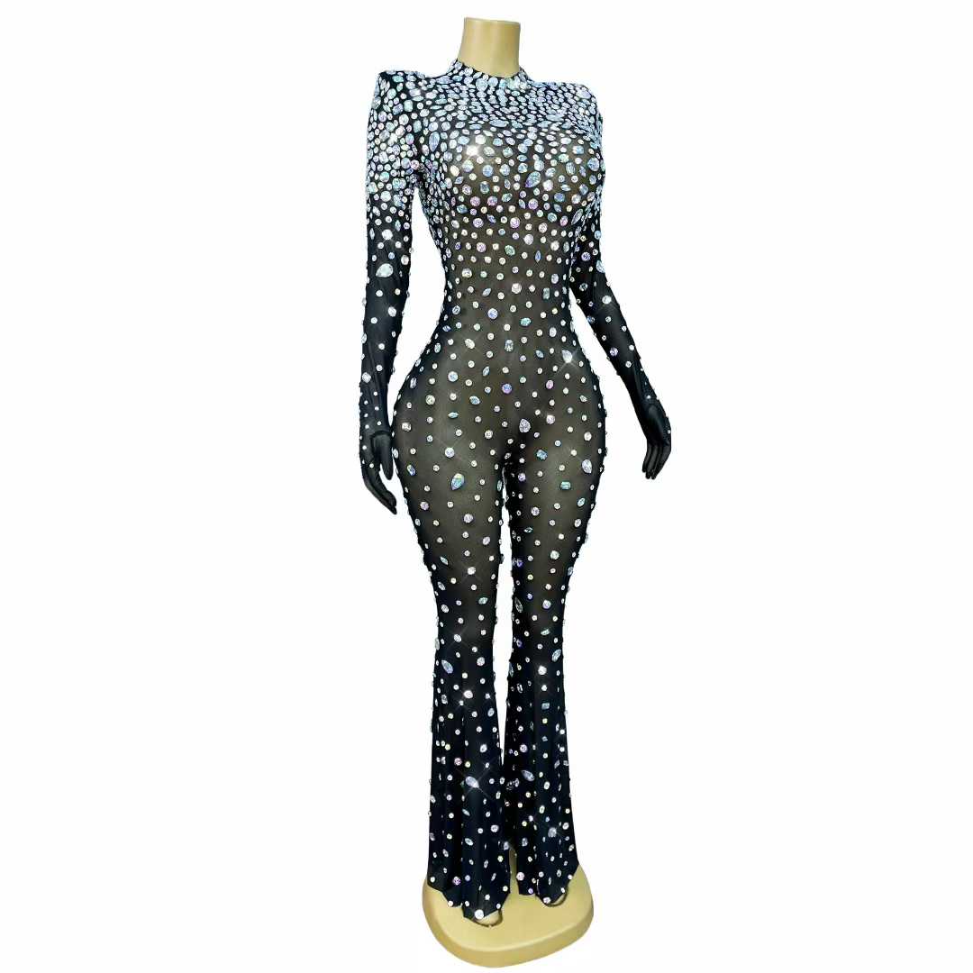 Body de malla de lujo con pedr - Women'S Semi Formal Evening Wear reseña y precio