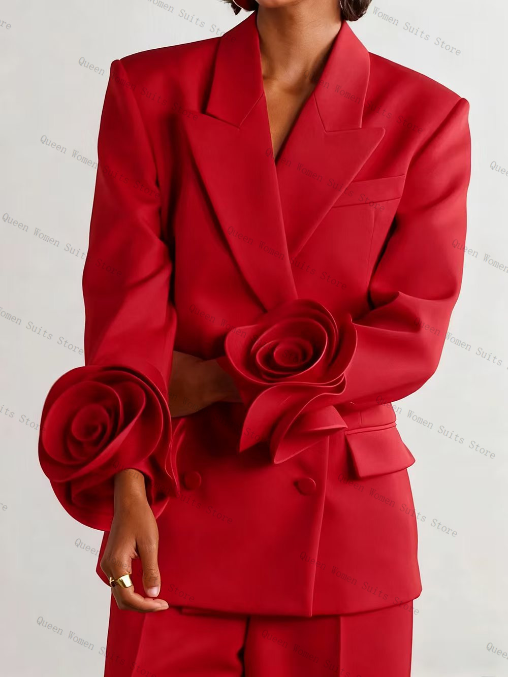 Conjunto de traje rojo de lujo - Women'S Formal Wear For Wedding Guest reseña y precio