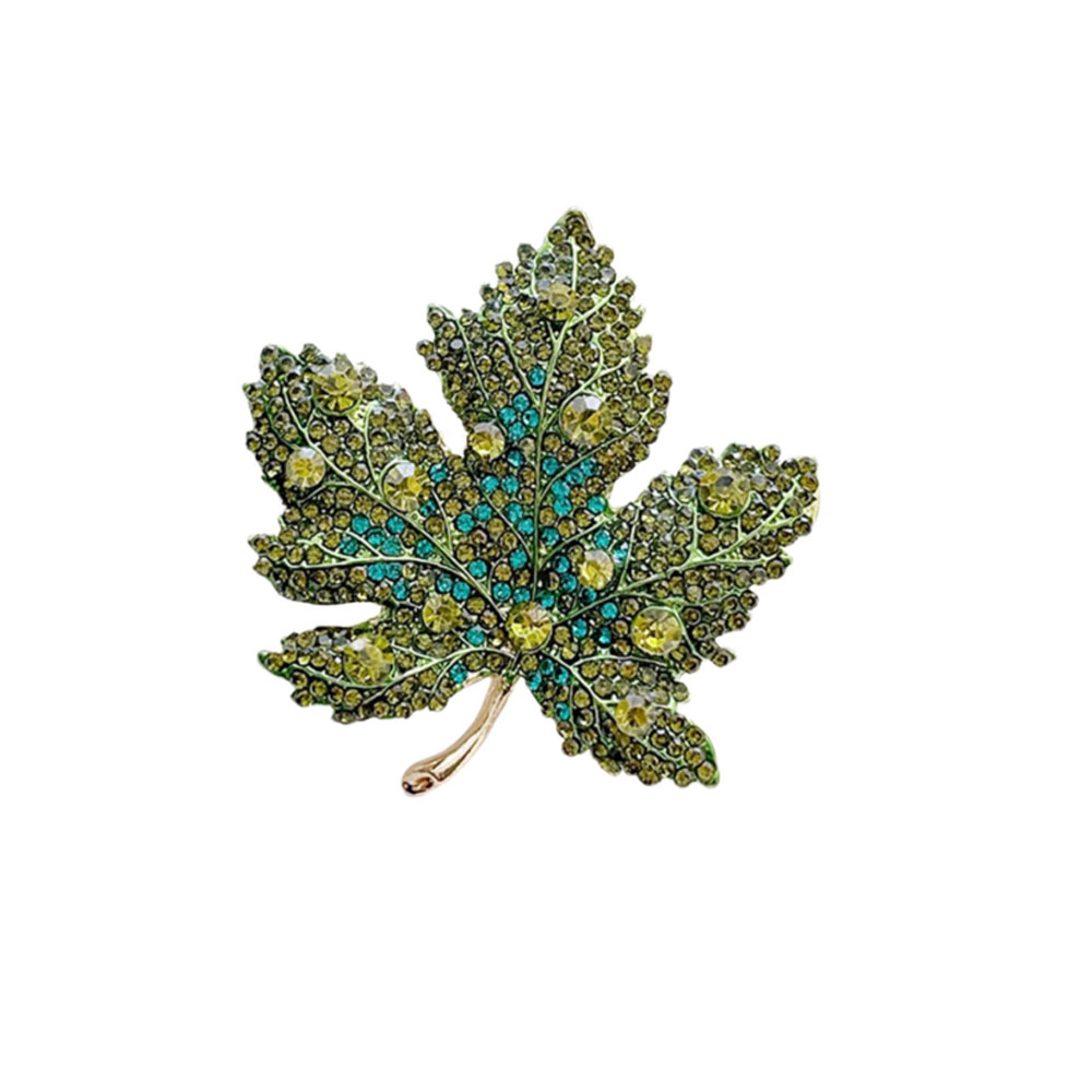 Broche de hoja de arce con dia - Women'S Formal Wear Accessories reseña y precio