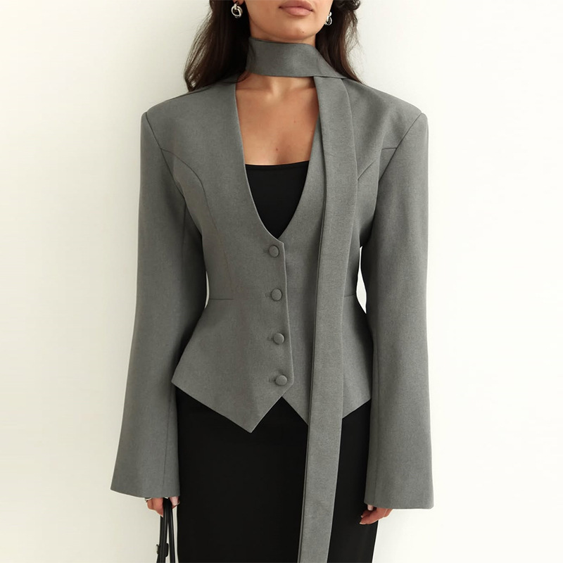 Traje de otoño para mujer, cha - Women'S Formal Wear For Wedding Guest reseña y precio