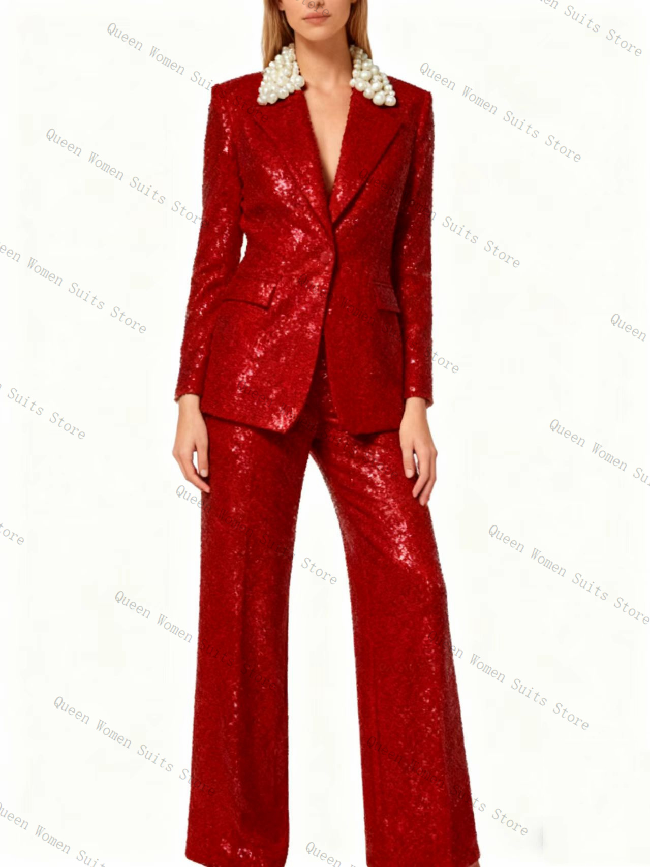 Conjunto de traje de mujer azu - Women'S Formal Wear For Wedding Guest reseña y precio