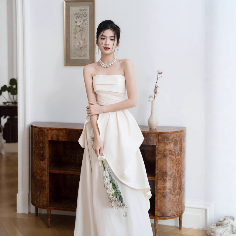 Vestido de Novia Francés sin T - Women'S Formal Wear To A Wedding reseña y precio